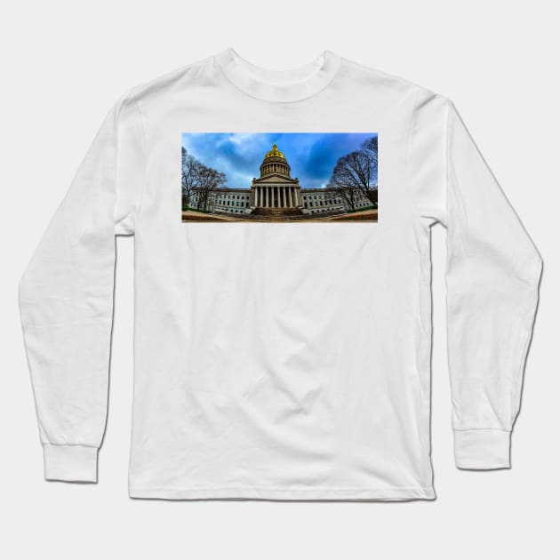 West Virginia State Capitol, Charleston Long Sleeve T-Shirt by BrianPShaw